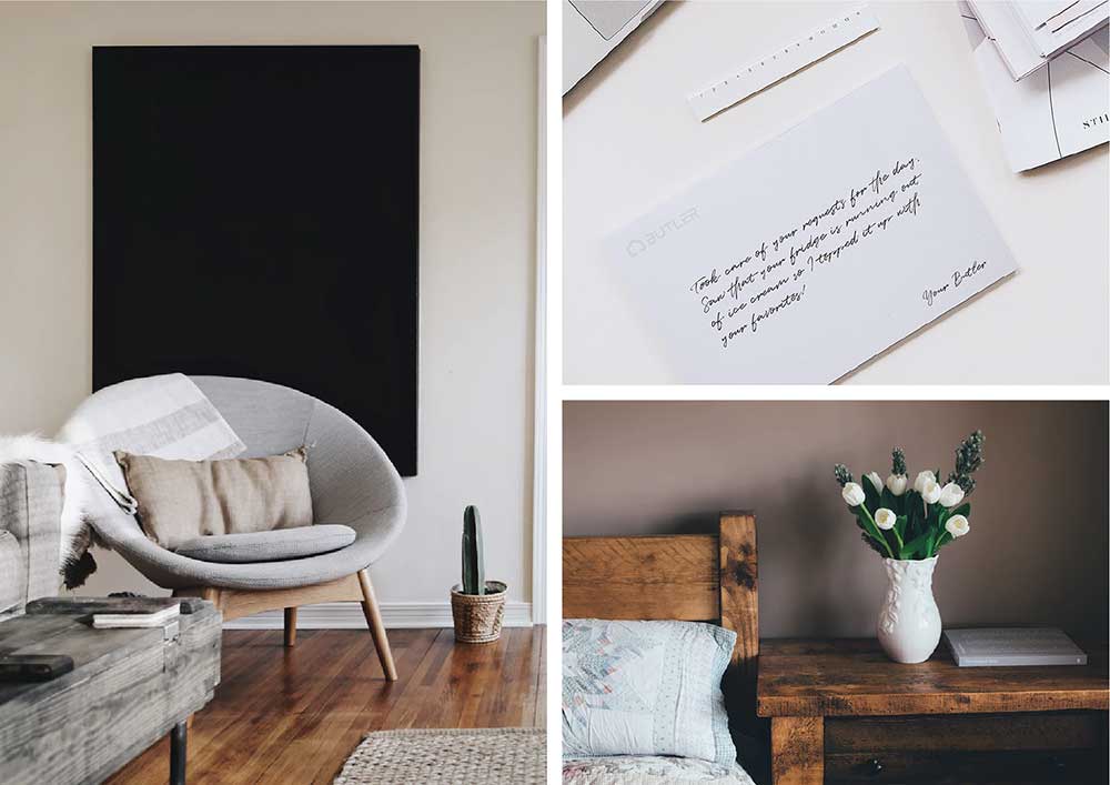 A page of Butler's brand guide designed by Sandra Tay.